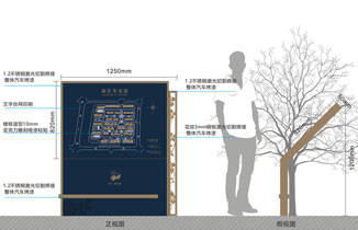 某地產小區標識標牌設計方案分享